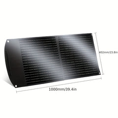 60W Flexible Solar Panel Waterproof USB Fast Charging