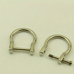 2pcs Metal Detachable D Ring Buckle for Handbag Strap
