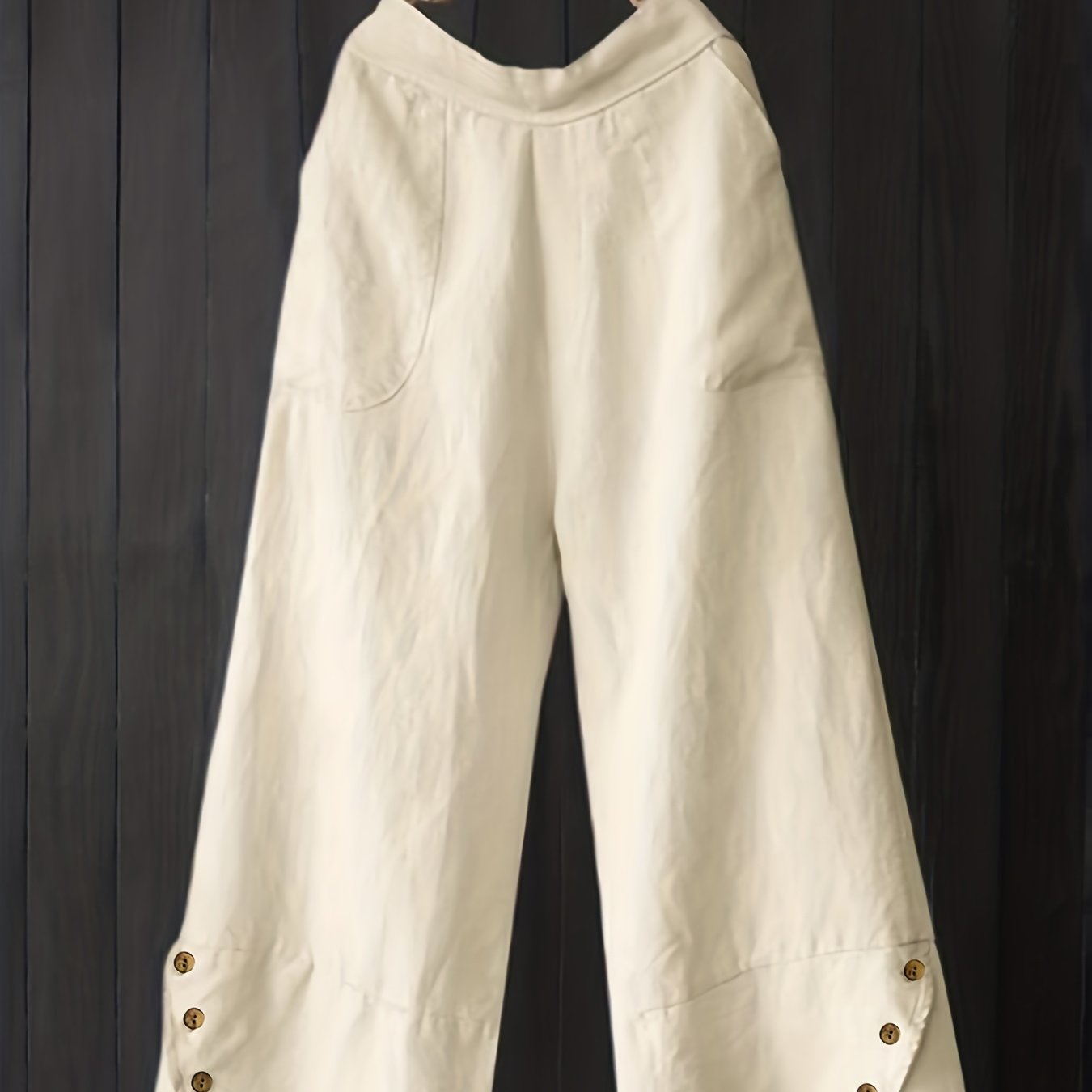  High Rise Wide Leg Pants