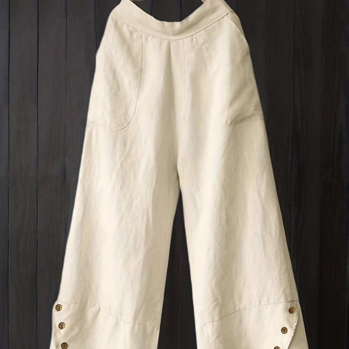  High Rise Wide Leg Pants