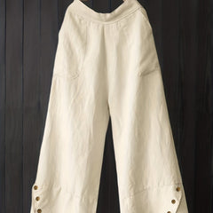  High Rise Wide Leg Pants