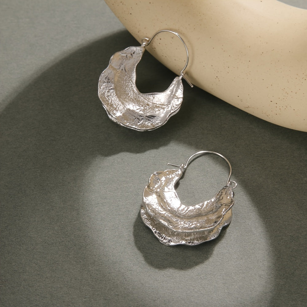 Vintage Alloy Drop Earrings Gothic Punk Statement Dangle Earrings