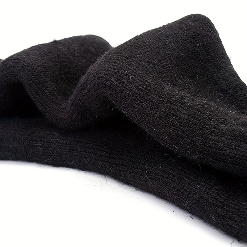 3 Pairs Warm Mid Tube Socks Women's Stockings