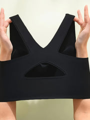 2pcs Lace Wireless Front Buckle Bras Women's Lingerie