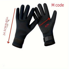 3mm Neoprene Diving Gloves for Water Sports - Warm and Adjustable