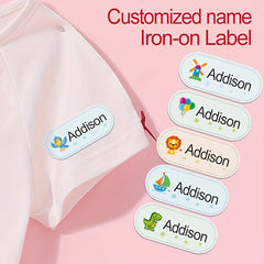 Custom Clothing Name Tags, Sewable & Ironable, Waterproof & Non Fading