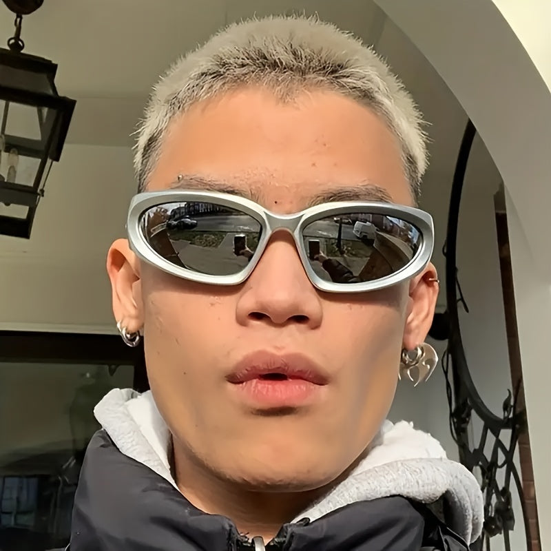 Y2K Future Style Decorative Sunglasses Anti-UV Cycling Glasses