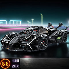 1330pcs V12 Car Building Blocks Edition Sports Car Building Blocks