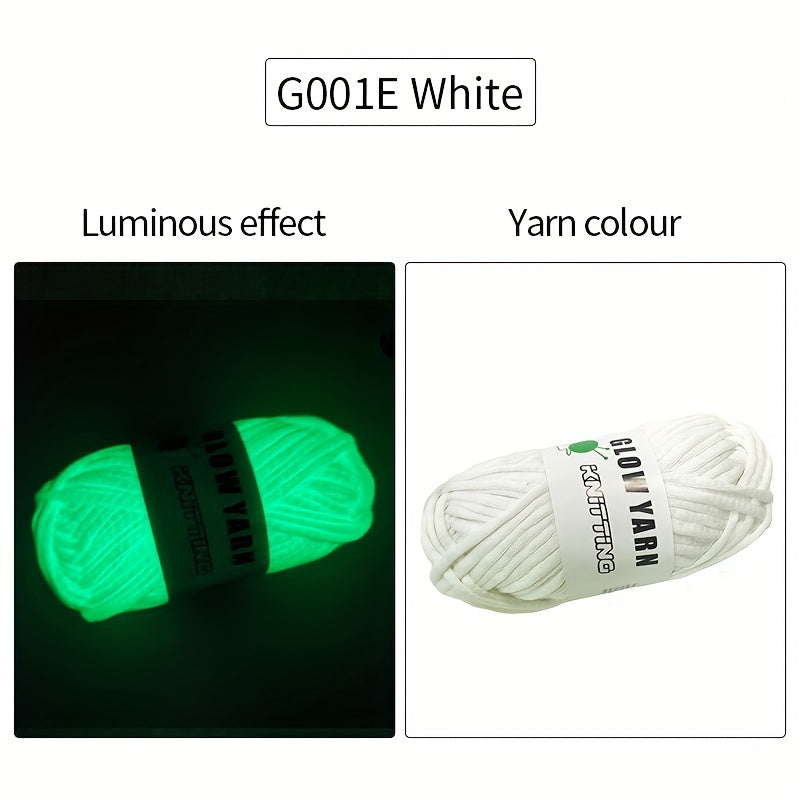 Luminous Knitting Crochet Yarn Set 45m - DIY Scarves Blankets Hats Clothes