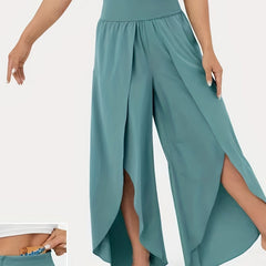  Boho Pants Women's High Rise Beach Trousers