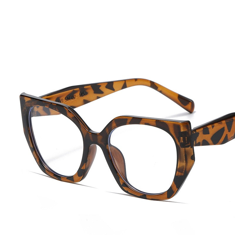 Transparent Oversize Frame Light Blocking Glasses