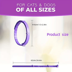 Calming Collar for Cats & Dogs Anxiety Relief Adjustable Stress Reduction