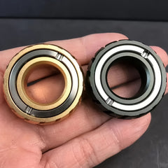 Golden T Adapter Ring Fidget Spinner for Stress Relief Durable Metal