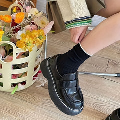 3 Pairs College Style Colorblock Striped Socks Women's Stockings
