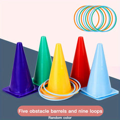 Traffic Roller Skating Set with Cones and Stakes