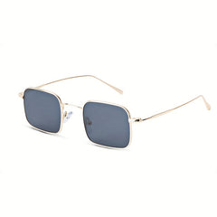 Square Metal Sunglasses Men Women Anti Glare UV400