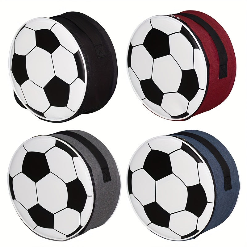 Football Pattern Insulation Bag Portable Reusable Lunch Bags