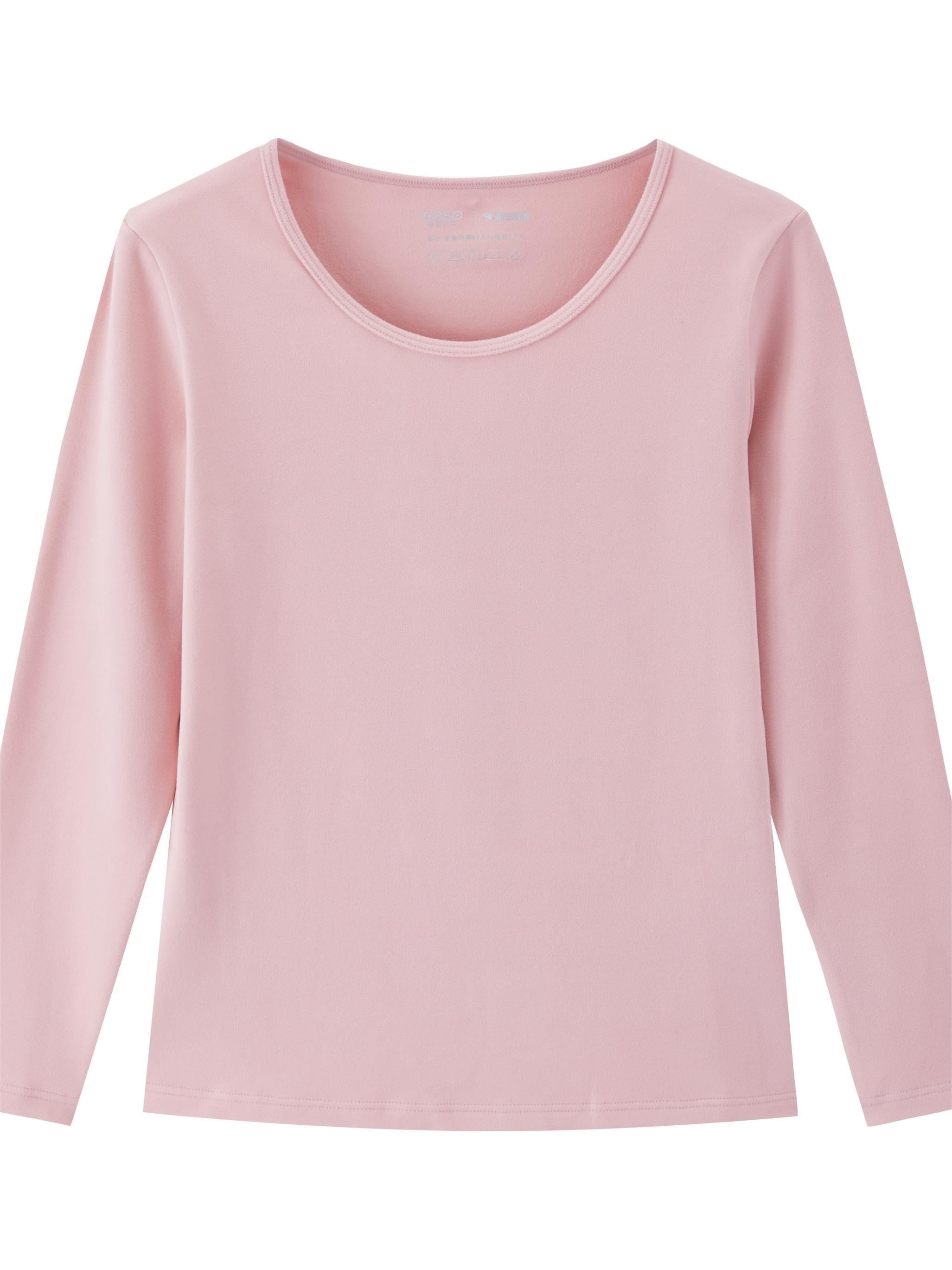 Women's Thermal Underwear Set Long Sleeve Crew Neck Tops & Pants