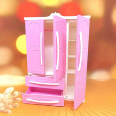 European Style Pink Wardrobe Scene Storage