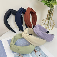 Solid Style Wide Headband for Women Girls