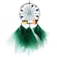 Christmas Gift Car Pendant House Dream Catcher Car Rearview Mirror Pendant