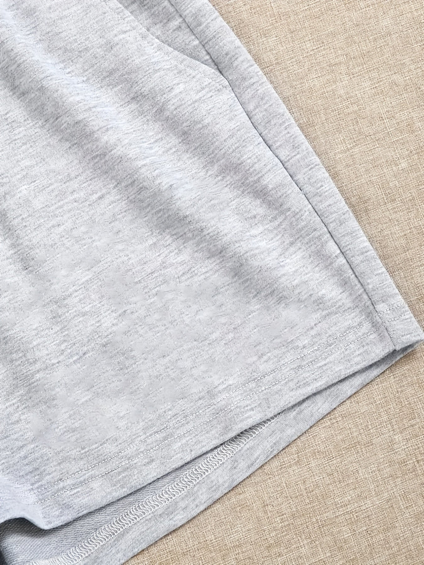  Gradient Lips Print Drawstring Comfort Shorts