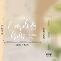 Acrylic Wedding Reception Sign Rustic Farmhouse Beach Party Home Decor
