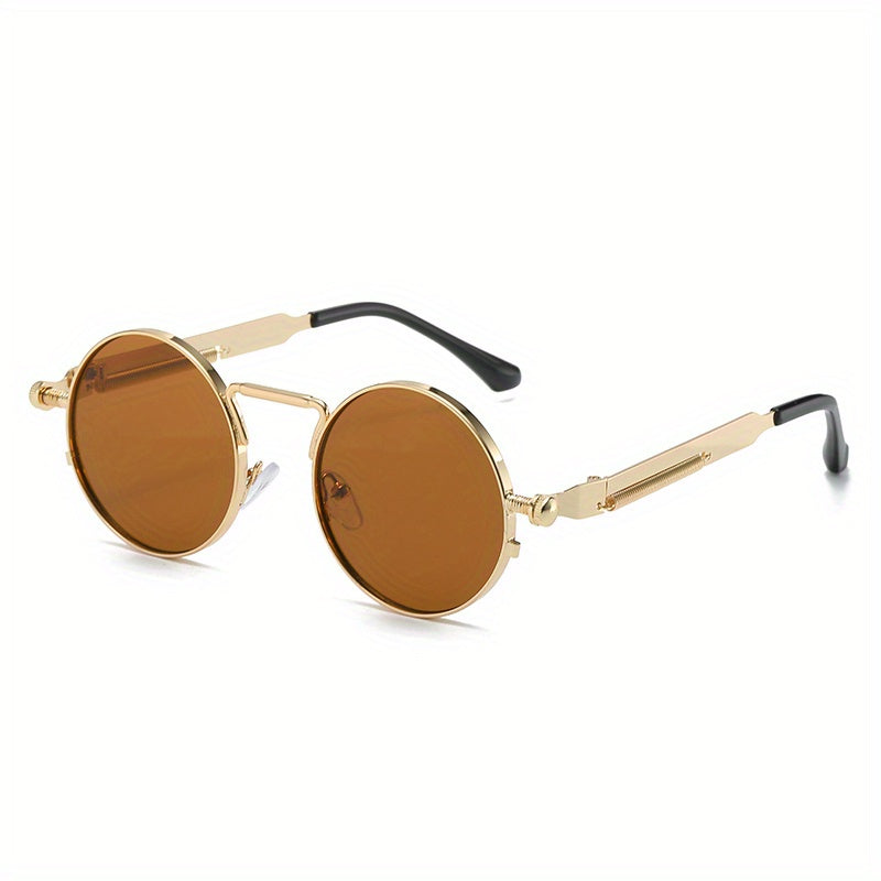 Steampunk Round Sunglasses UV400 Sun Shades