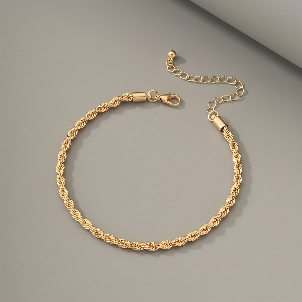 Minimalist Braided Chain Bracelet For Men Daily Decoration Gift