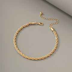 Minimalist Braided Chain Bracelet For Men Daily Decoration Gift