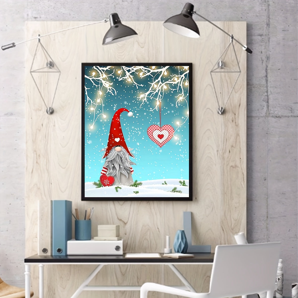 Gnome Man Canvas Painting Poster for Home Wall Decoration Art