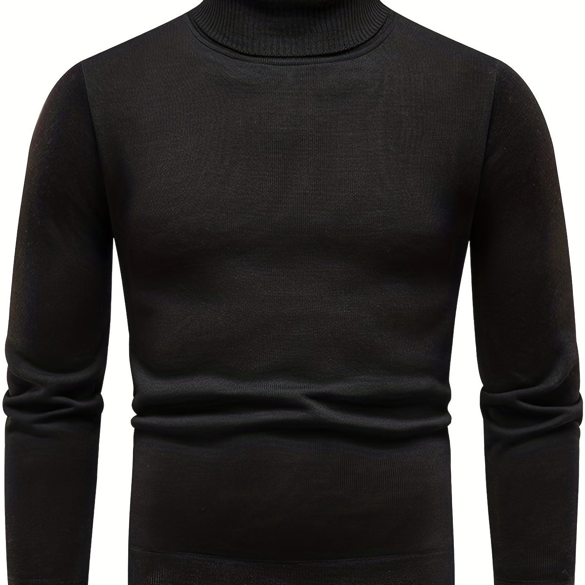 Men's Turtle Neck Knit Sweater Casual Warm Pullover for Fall Winter
