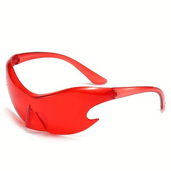 Y2K Photochromic One piece Sunglasses Wrap Around UV400 Sun Shades