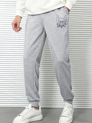 Ghost Men's Cartoon Print Jogger Pants