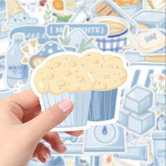 61pcs Fresh Creative Series Stickers DIY Waterproof Stickers