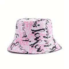 Men's Shark Print Fisherman Hat Sunshade Bucket Hat
