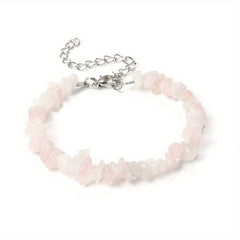 Natural Crystal Stone Irregular Bohemian Style Bracelet