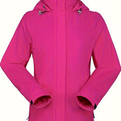 Soft Shell Sports Hooded Jacket for Women