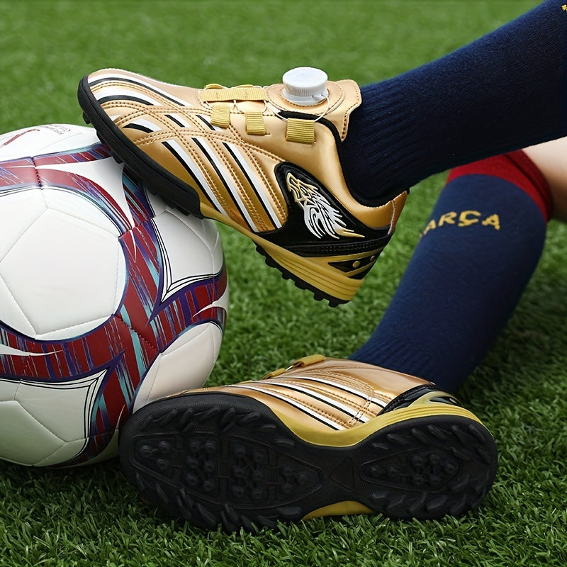 Kids Turf Soccer Shoes Athletic Shock Absorption Non slip Sneakers