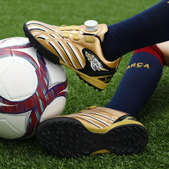 Kids Turf Soccer Shoes Athletic Shock Absorption Non slip Sneakers