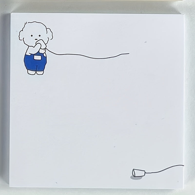 Line Puppy Postit Sticky Notes High Appearance, Tearability