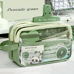 Large Capacity Pencil Case Portable Stationery Bag