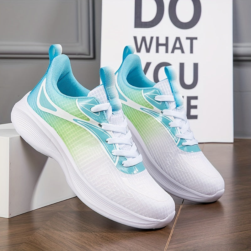 Women's Ombre Lace-Up Running Shoes