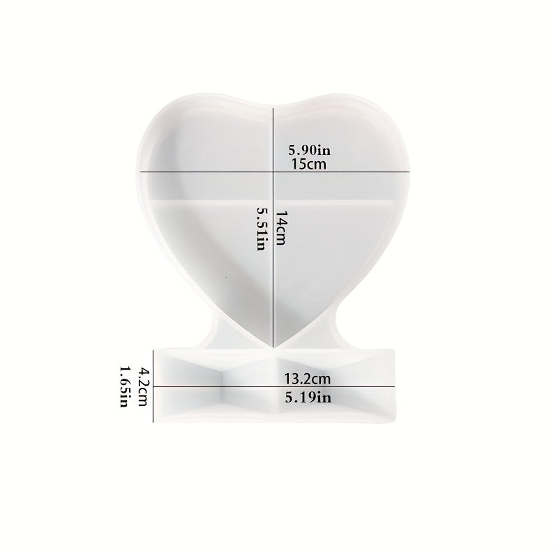Love Heart Photo Frame Silicone Mold Epoxy Resin Decorative DIY Crafts Gift