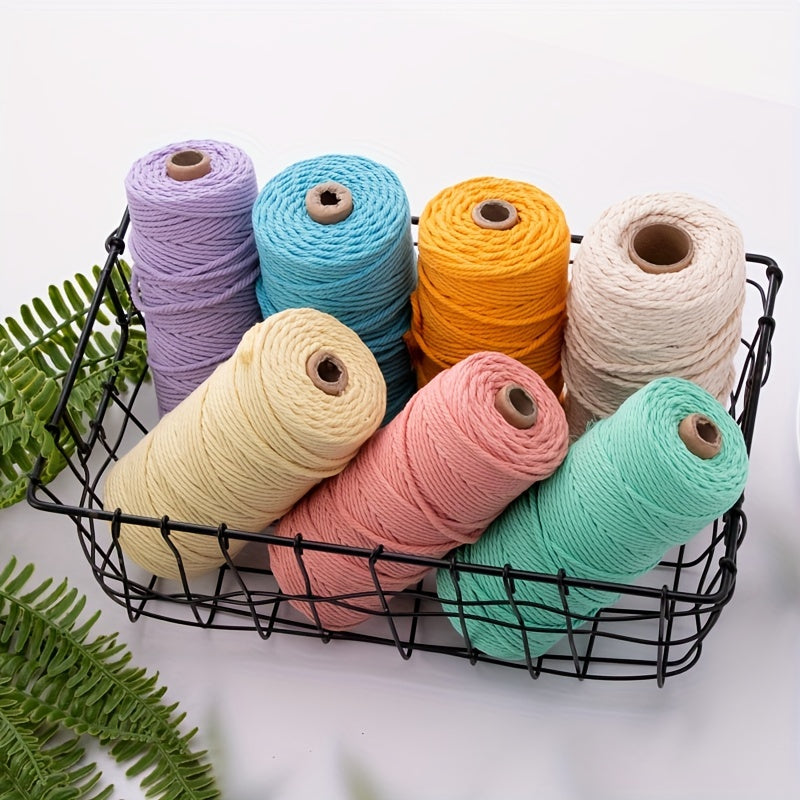 4mm Cotton Macrame Cords for Wall Hangings 50m