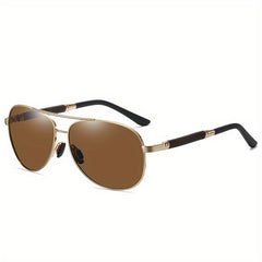 Metal Aviator Sunglasses Driving Toad Glasses for Men and Women