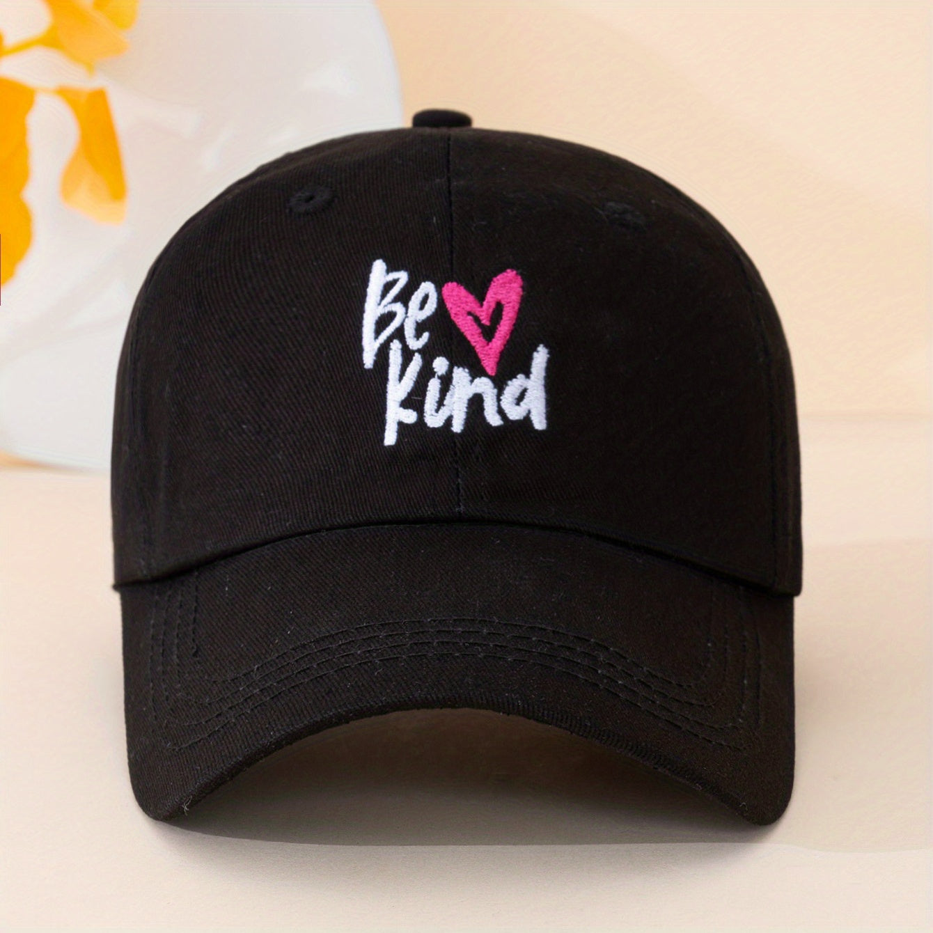 Be Kind Embroidery Baseball Cap Unisex Casual Couple Dad Hats