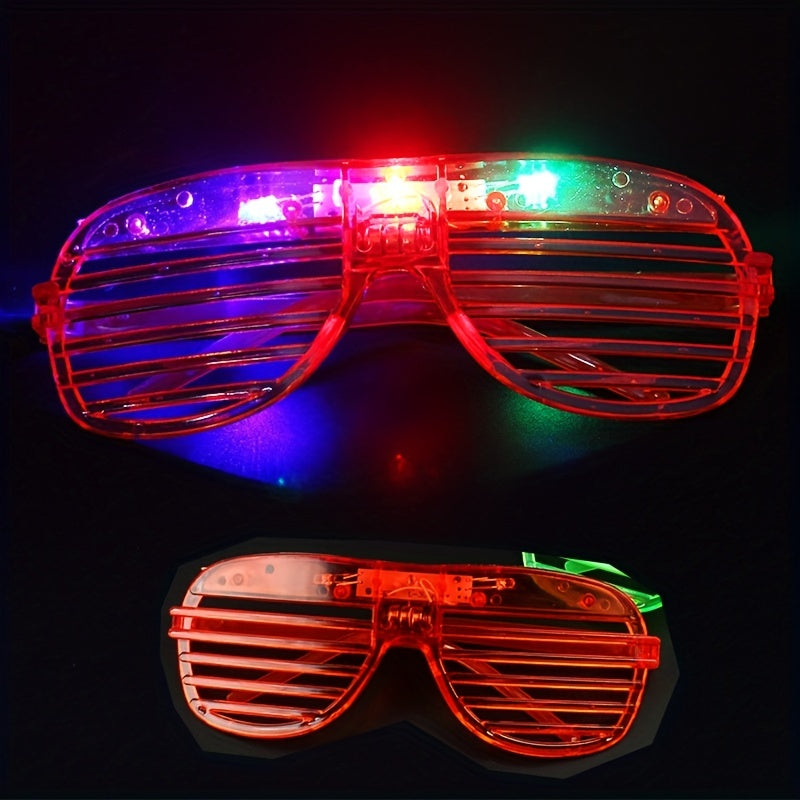 1pc Light Up Shutter Glasses for Adults