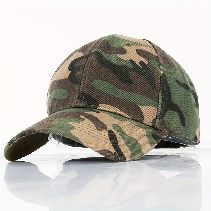 Tactical Camo Baseball Cap for Outdoor Sports