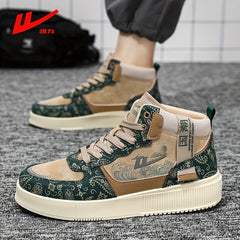 Men's High Top Casual Shoes Outdoor Walking Sneakers